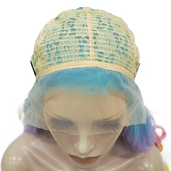 🦄 CANDY DREAMS 24” BABY RAINBOW 🌈 LACEFRONT WIG - Picture 4 of 5